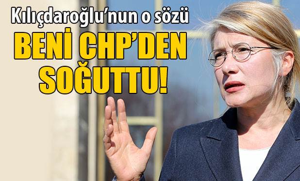 Tarhan: Kılıçdaroğlu beni CHP'den soğuttu