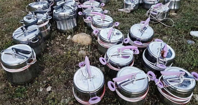 Düdüklü tencere içerisinde 722 kilo patlayıcı!