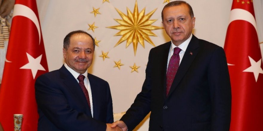 Cumhurbaşkanı Erdoğan, Mesut Barzani’yi kabul etti!
