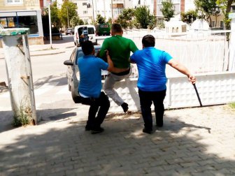 Samsun'da İmama ve Cemaate Saldırdı