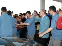 Erdoğan'ın beklenmedik ziyaretinde duygusal anlar