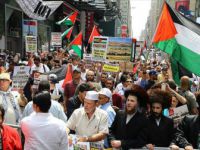 New York'ta İsrail protesto edildi