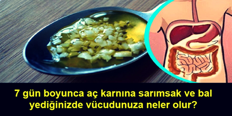 7 Gün boyunca Aç Karnına Sarımsak ve Bal Yediğinizde O hastalık geçer