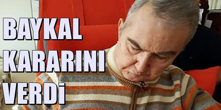Deniz Baykal'ın kimi destekleyeceği belli oldu