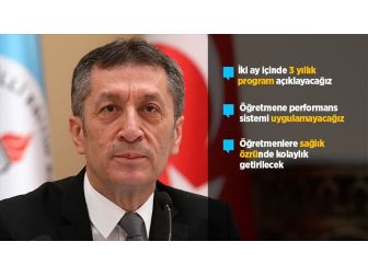 Milli Eğitim Bakanı Selçuk: 3 Yıllık Bir Program Açıklayacağız