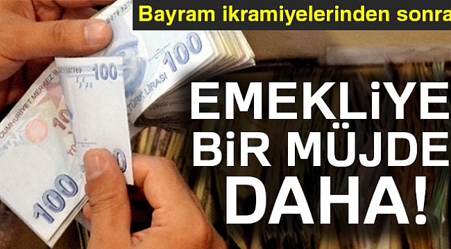 Emeklilere 4 bin 800 lira avans müjdesi