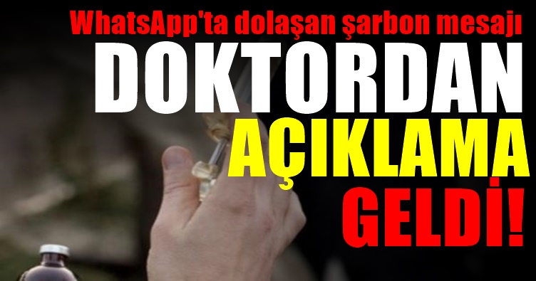 Şarbon mesajıyla gündeme oturan Doktordan Açıklama Geldi: Uyardı