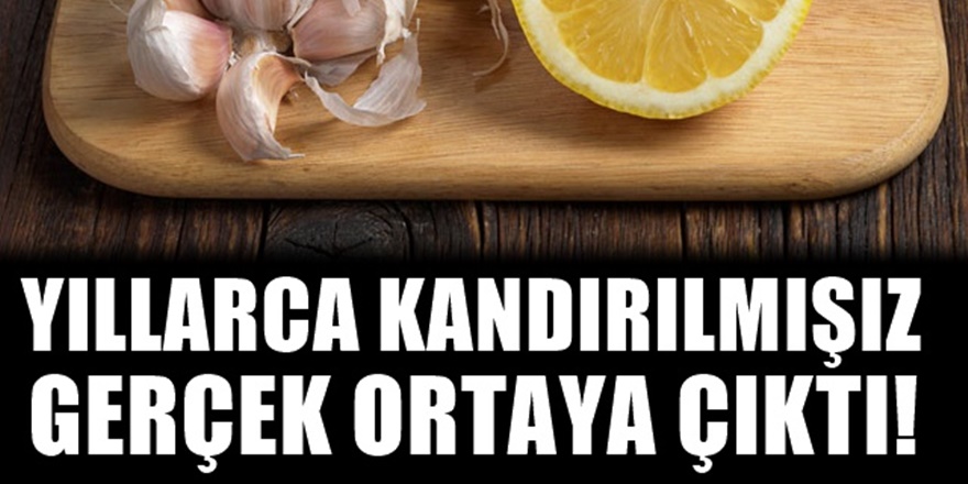 Sarımsak ve Limon Fayda sağlıyor sanıyorduk! Büyük bir yalan çıktı - Yemeyin