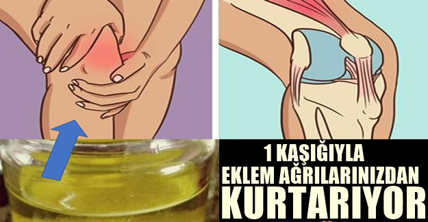 1 Kaşığıyla tüm eklem ağrılarınızdan kurtaran tarif!