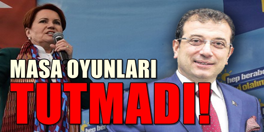 Meral Akşener'in İmamoğlu mesajında ince detay