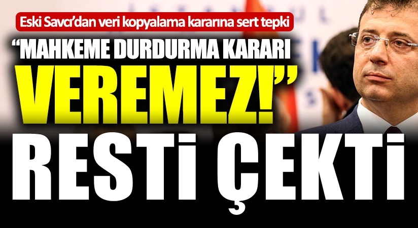 Eski Savcı'dan Ekrem İmamoğlu tepkisi! Karar yanlıştır