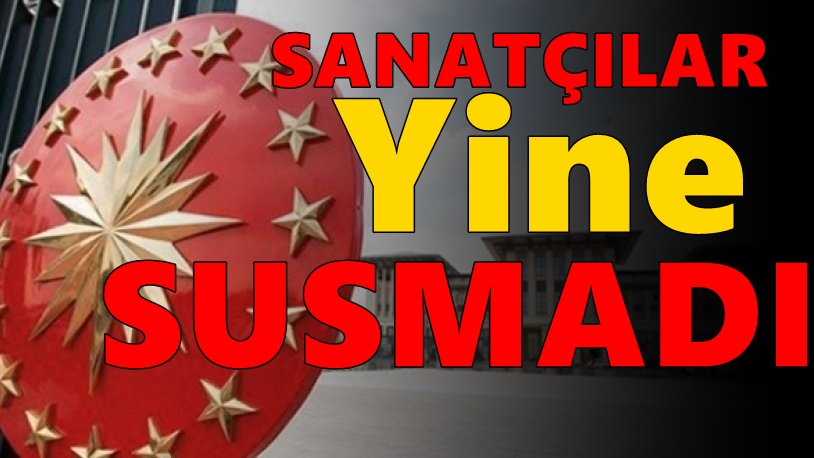 Saray'ın fişleme skandalına sanatçılardan tepki! '