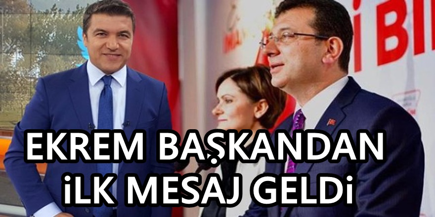 Ekrem İmamoğlu'ndan İsmail Küçükkaya açıklaması