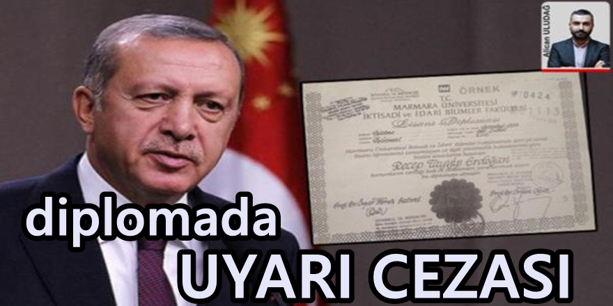 Erdoğan'ın diplomasının fotokopisini onaylayan notere ceza