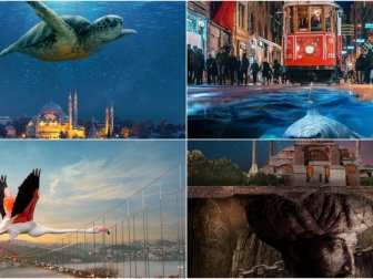 İstanbul'un Simgelerini Gerçeküstü Tasarımlarla Anlatıyor