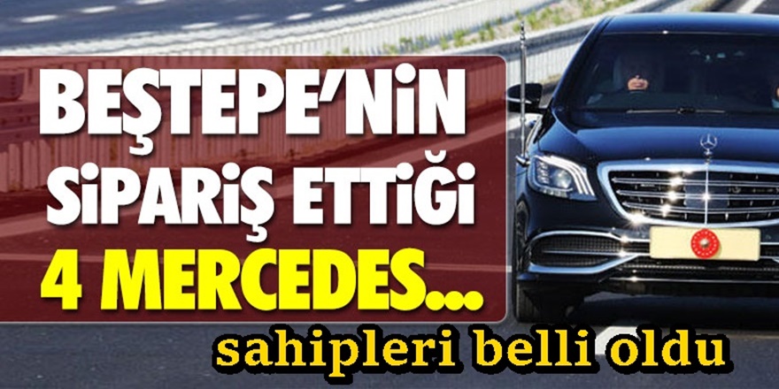 Sarayın sipariş ettiği araçların asıl sahiplerini açıkladı