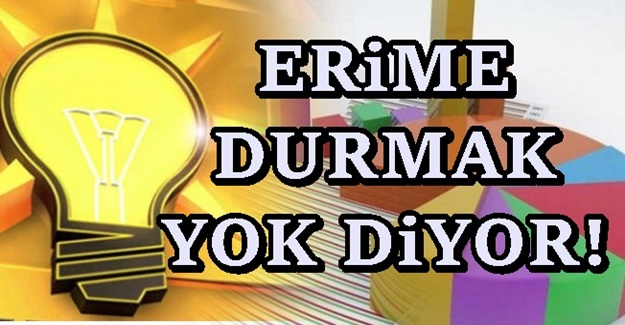 Bugün seçim olsa AKP'nin oyu yüzde 37,3