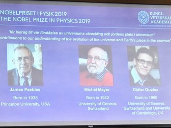 2019 Nobel Fizik Ödülü'nü Kazananlar Açıklandı