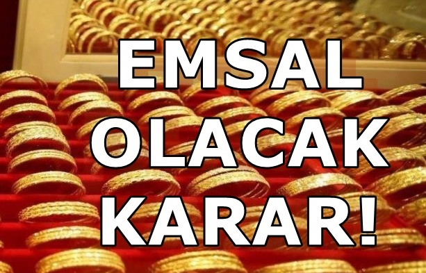 Yargıtay'dan 'altın' kararı: 'Kadının hakkı'