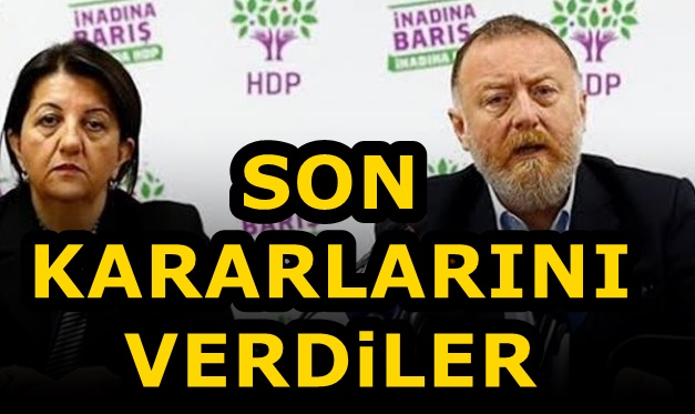 HDP Erken Seçim İstedi