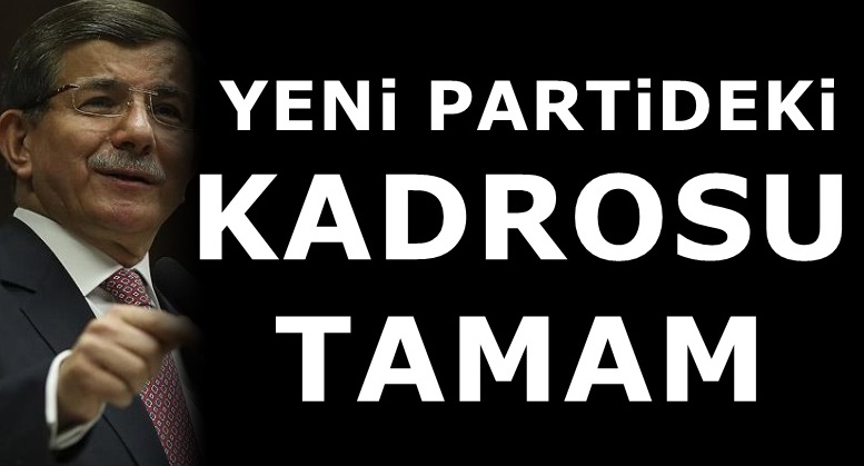 Davutoğlu'nun listesi belli oldu : İşte yeni partide yer alacak yazar