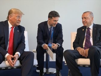 Erdoğan ile ABD Başkanı Trump Bir Araya Geldi