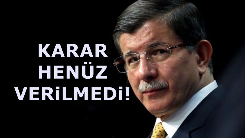 Davutoğlu'nun partisiyle ilgili yeni karar: Oylama yapılacak