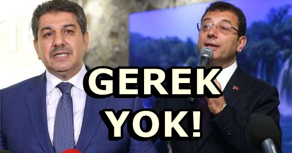 İmamoğlu'ndan kendisini suçlayan AKP'li Başkana yanıt