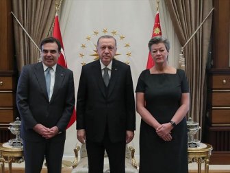 Cumhurbaşkanı Erdoğan AB Heyetini Kabul Etti
