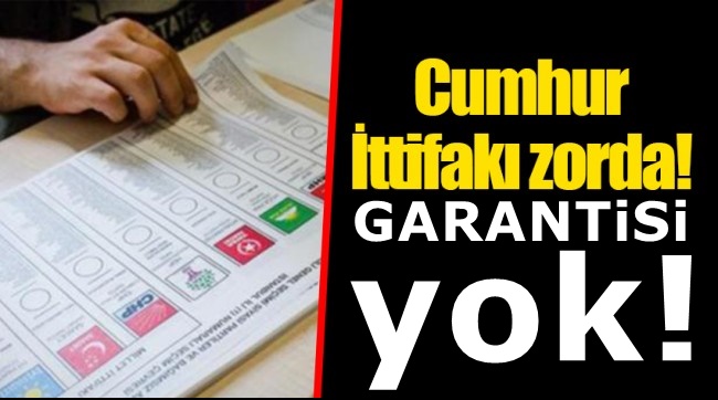 AKP iddiası : Seçmen ittifakı terk etti, seçimi kazanamayız