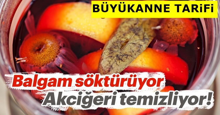 Balgamı temizleyen karışım Bir tutamıyla mukusu arındırıyor