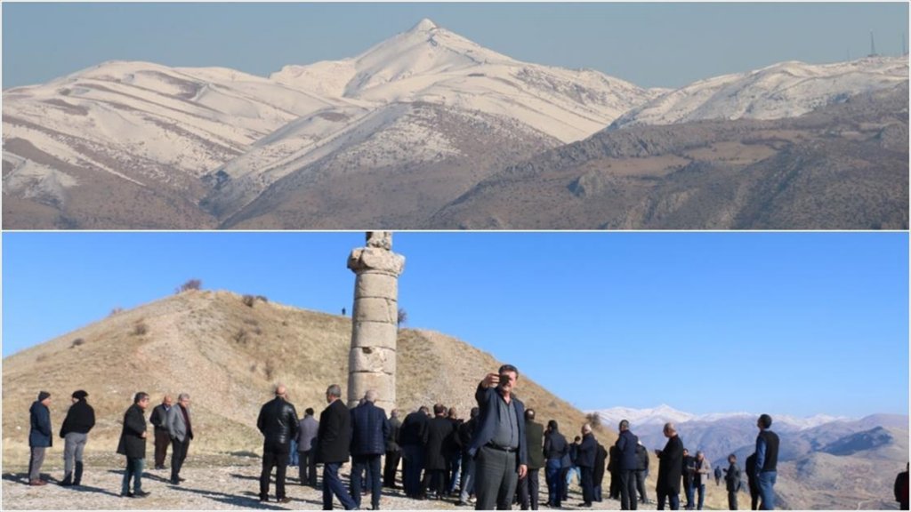 Nemrut Dağı'nın Zirvesinde Kış, Eteklerinde Bahar Havası