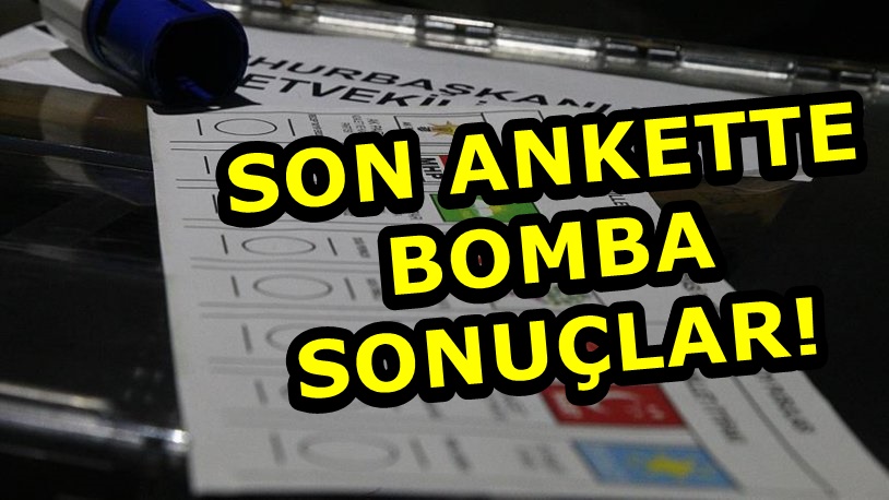 Son ankete göre 3 parti baraj altında kalıyor