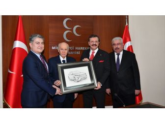 Togg Heyeti, Mhp Genel Başkanı Bahçeli'yi Ziyaret Etti