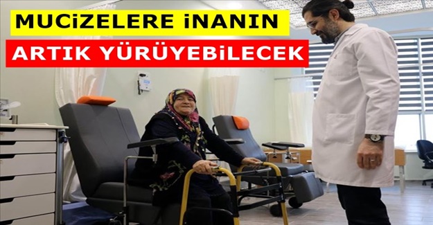 2 Yıldır yürüyemeyen kadın Larva Tedavisiyle Ayağa Kalktı