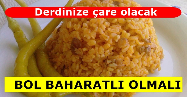 Enfeksiyona karşı Şaşırtıcı olabilir Ama Şifayı Bulgurla Buldular