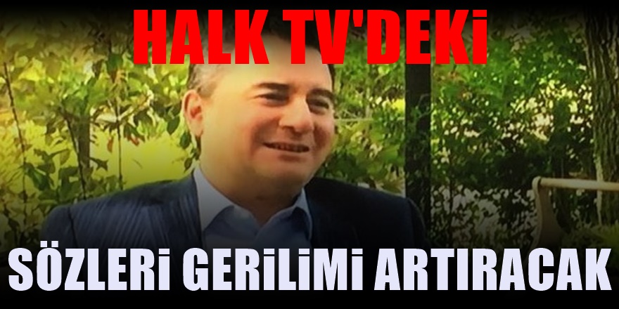 Deva Partisi Lideri Ali Babacan Başkanlık Sistemi itirafıyla olay oldu