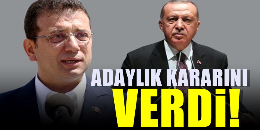 Ekrem İmamoğlu Erdoğan'a Rakip olacak mı? Kararını Açıkladı