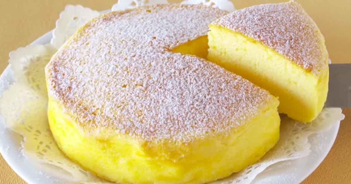Sadece 3 Malzemeyle Herkesin Ağzının Suyunu Akıtan Japon Cheese Keki.