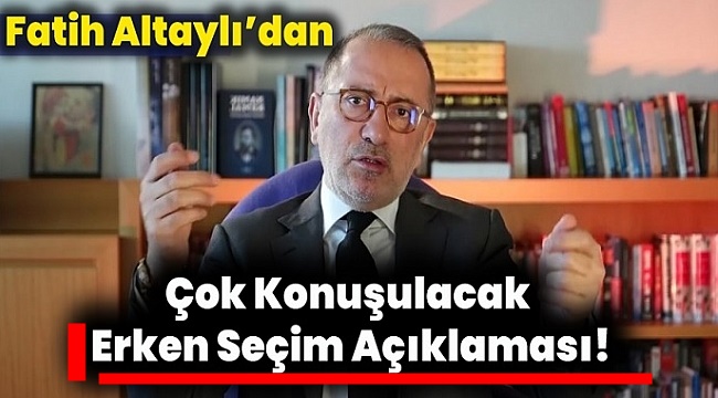 Fatih Altaylı'dan Seçim iddiası! AKP'liler Sayılmaz Diyecekler