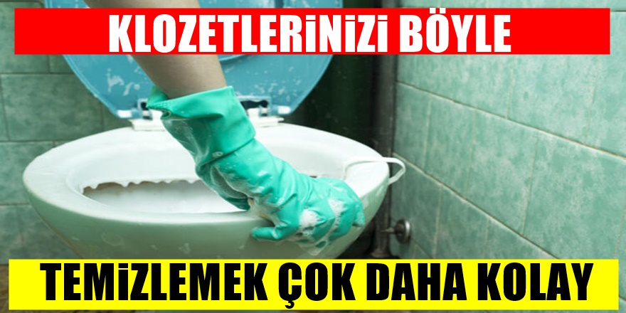 Klozet temizlemenin pratik yolu temizlik hiç bu kadar basit olmamıştı