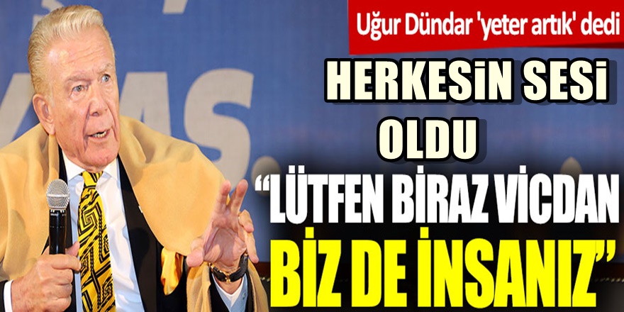 Usta gazeteci Uğur Dündar İsyan etti! Ve Çıkışıyla olay oldu