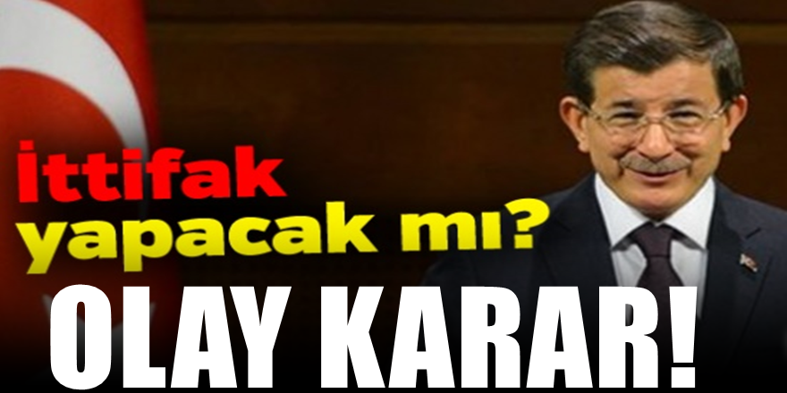 Davutoğlu'nun Gelecek Partisi hangi ittifakta yer alacağını duyurdu