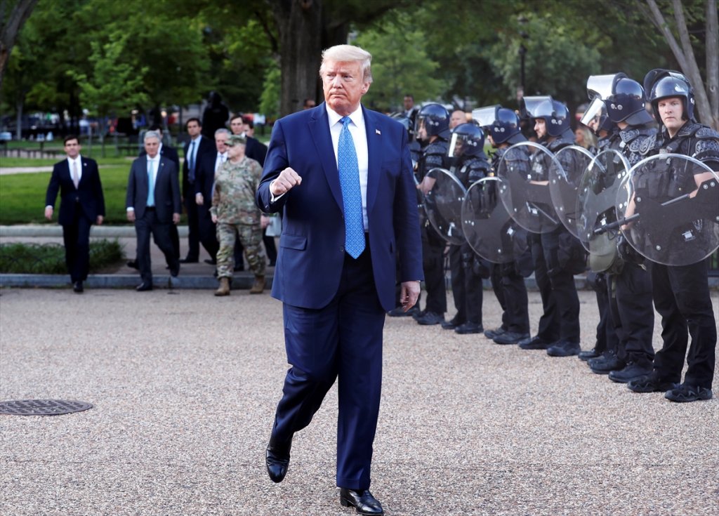 ABD Başkanı Trump'dan Beyaz Saray'daki Sığınağa gidişiyle ilgili Açıklama