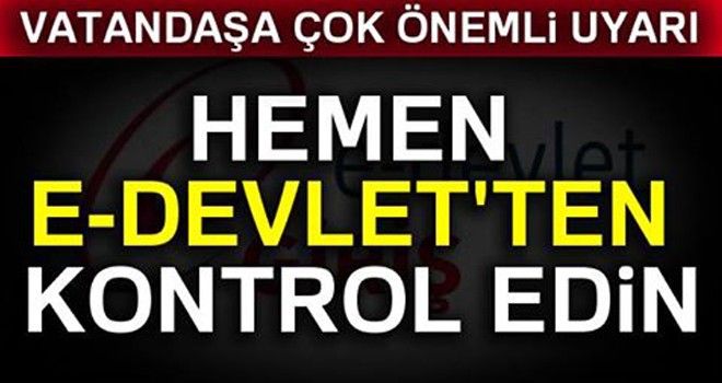Başvuran parasını alıyor - E-Devletten herkes kontrol edebilir