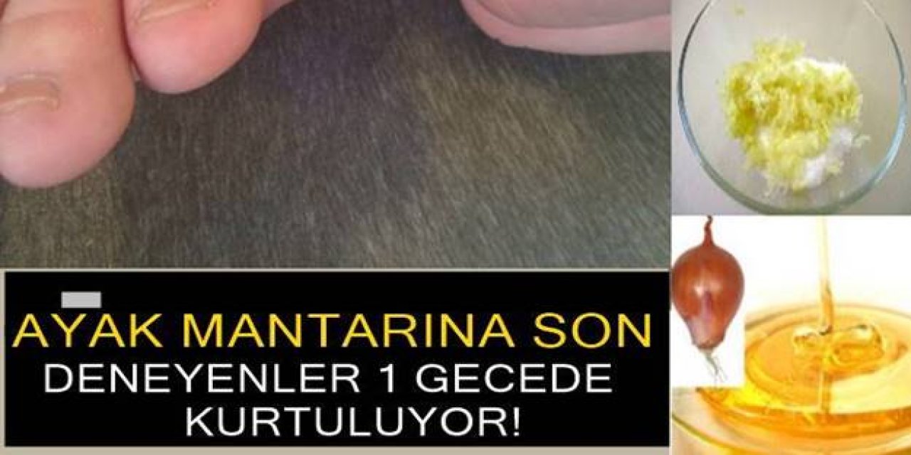 Bir tutam sürüldüğünde Ayak Mantarından Kurtarıyor