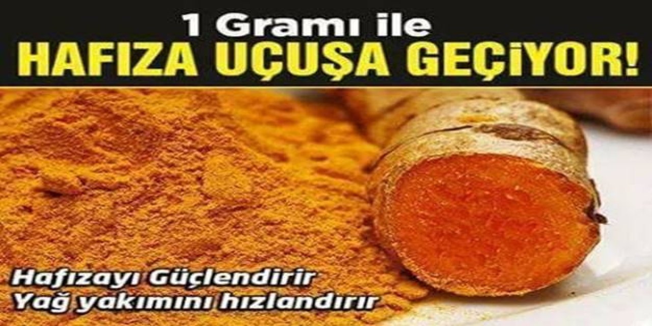 1 Çay kaşığı tüketildiğinde hafızayı yeniliyor