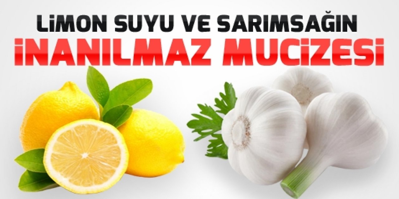 Limonun Suyunu ve Sarımsağı Karıştırıp 1 kaşık içince o sorun geçiyor