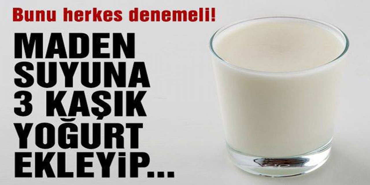 Gece Uyumadan Hemen Önce Limon ve Yoğurdu Karıştırıp Yerseniz o sorunu bitiriyor ve..
