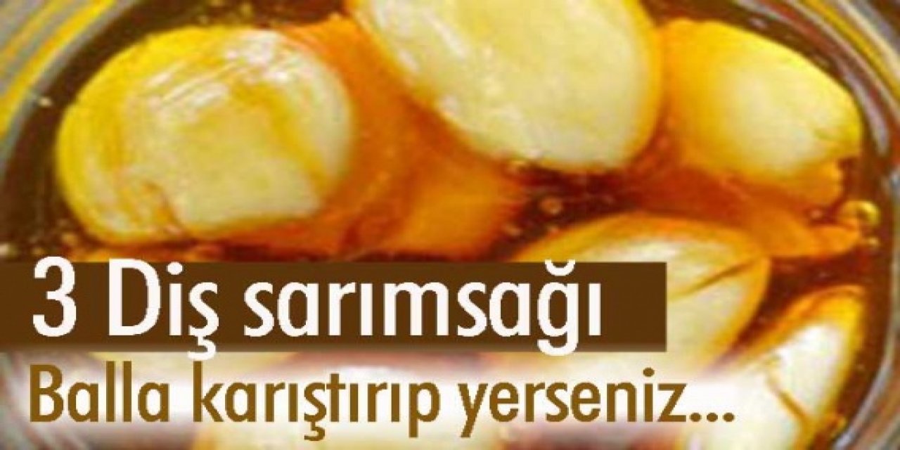 Bal ve 3 Diş Sarımsağı Karıştırıp 1 Kaşık Yerseniz O sorunu önlüyor ve 1 gece sonrasında..